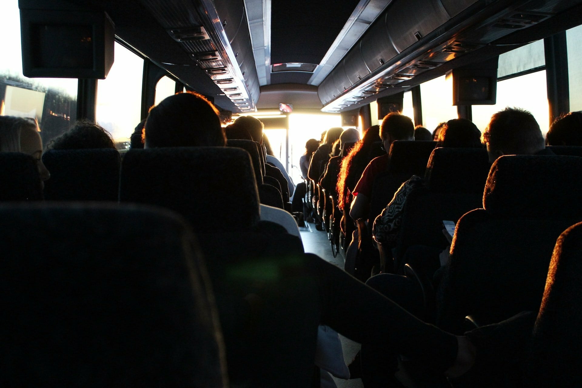 inside bus