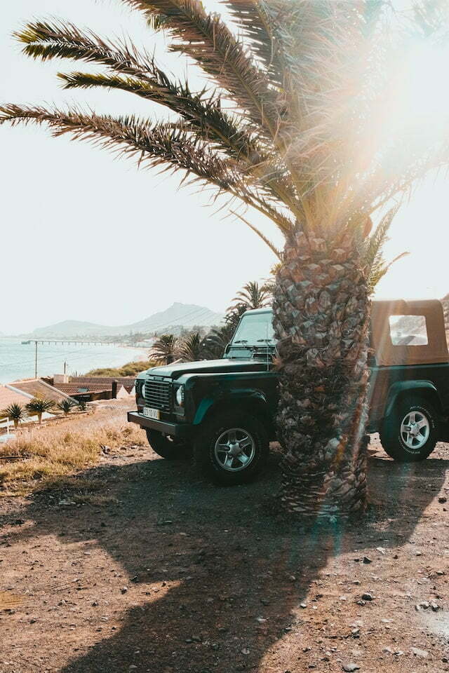 parked jeep