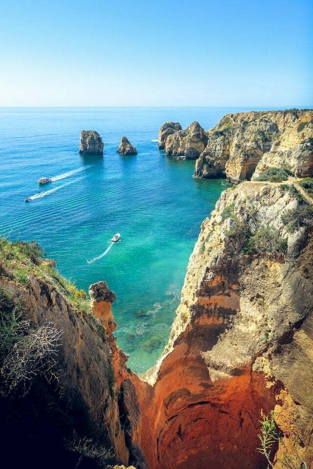 cliff in Portugal
